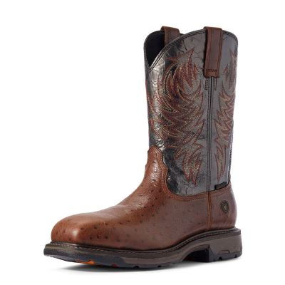 Ariat WorkHog Koyu Kahverengi Iş Ayakkabıları Erkek (42266-950)